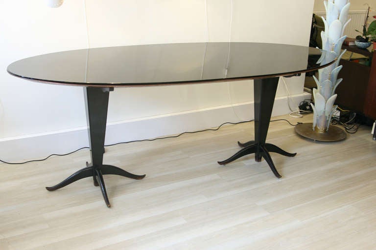 1950s Oval dining table