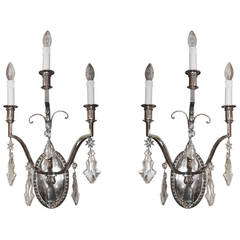 Pair of 1940s French Wall Lights