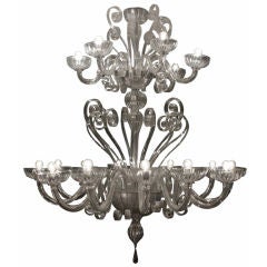 18 lighters Venetian chandelier