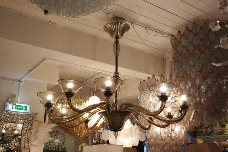 Large 1940s Venetian Chandelier