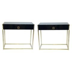 A pair of console tables school of Gabriella Crespi