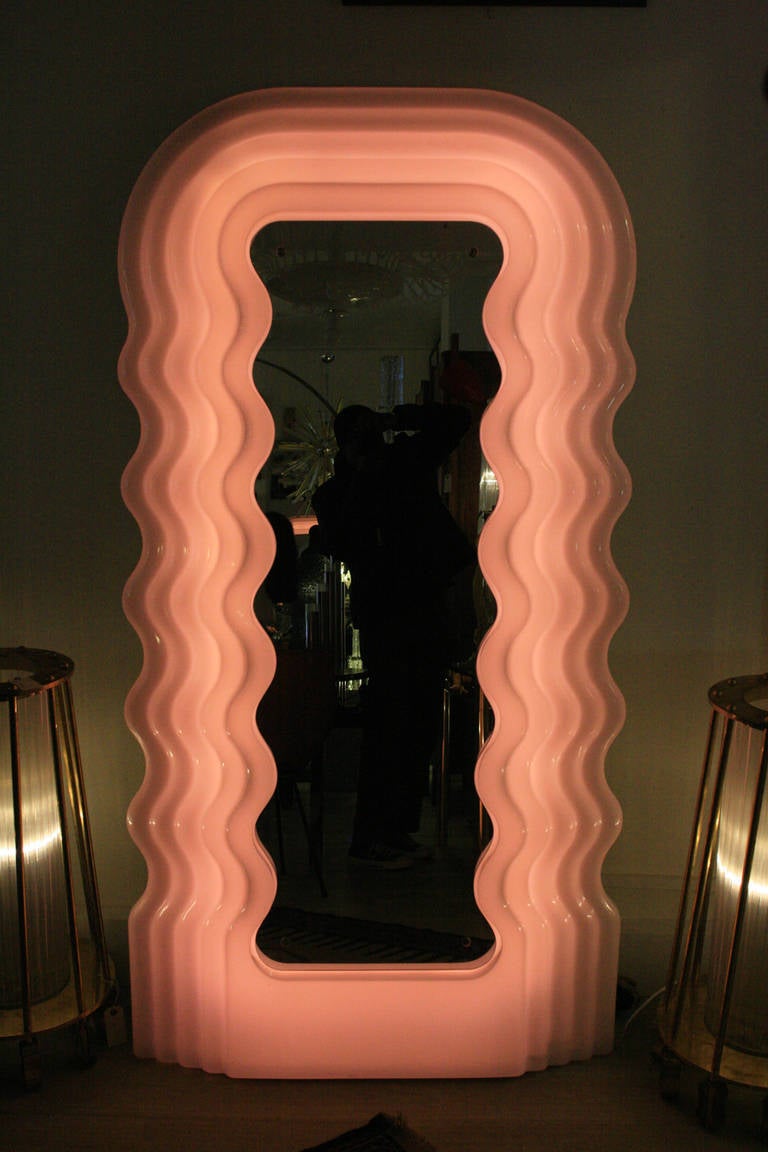 Italian Ultrafragola Mirror by Ettore Sottsass, 1970s