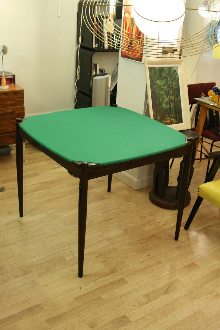Gio Ponti Poker Table / Dining Table In Excellent Condition For Sale In London, GB