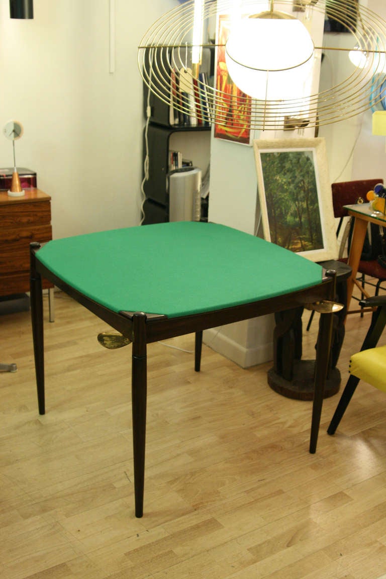 Mid-20th Century Gio Ponti Poker Table / Dining Table For Sale