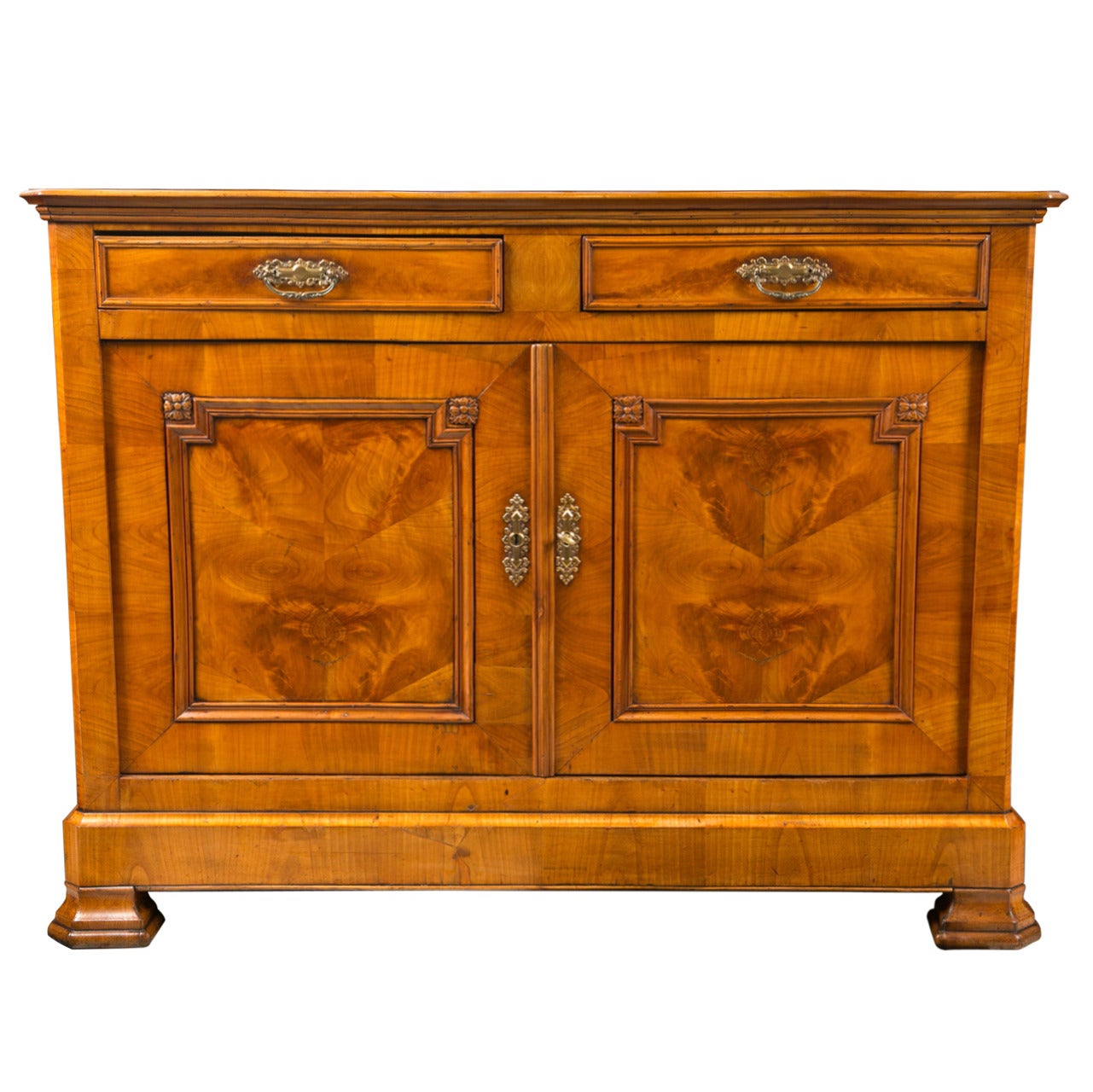 French Two-Door Fruitwood Buffet For Sale