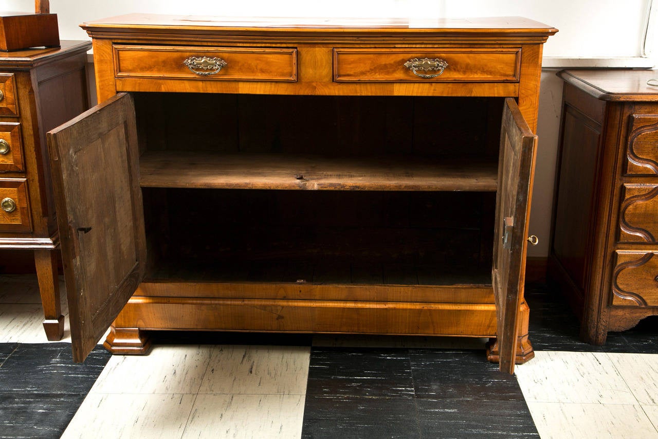 French Two-Door Fruitwood Buffet For Sale 1