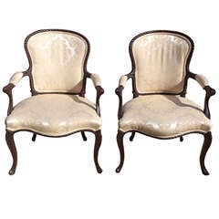 Pair of Hepplewhite Style Dining Chairs