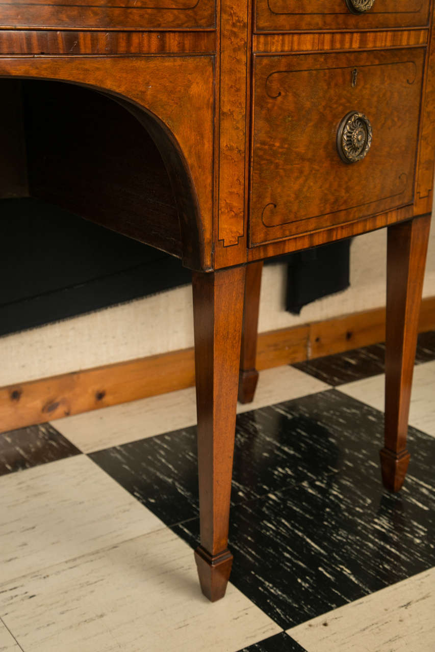 English Mahogany Bow Front Sideboard 1