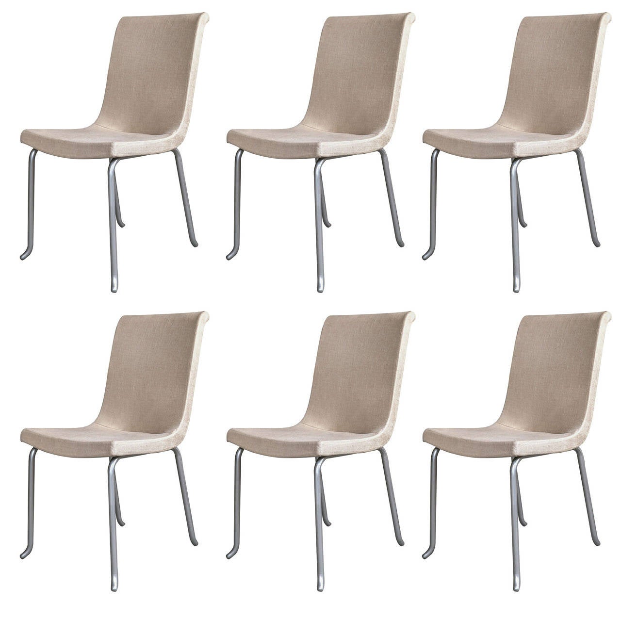 Set of Six Roche Bobois Dining Chairs