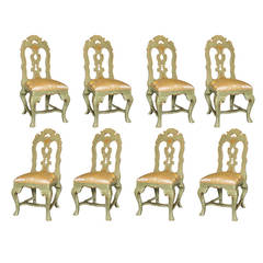 Vintage Michael Taylor Designed - Ivana Trump Pre-Owned Fabulous Dining Chairs
