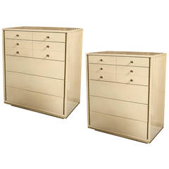 Pair of John Stuart Chest on Chests