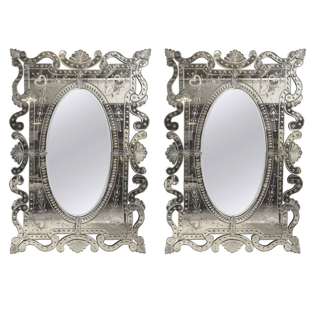 Monumental Venetian Mirror