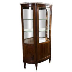 Vintage French Directoire Style Curio Cabinet by Jansen