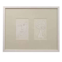 Anthony Quinn Untitled Original Pen and Ink on Paper, 1995 10