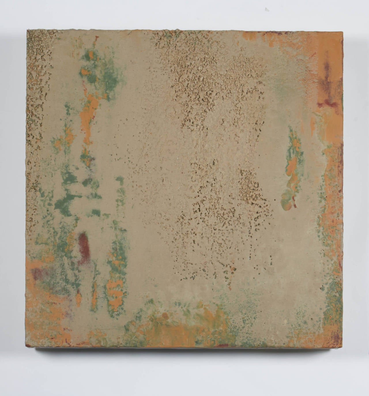 Modern Richard Hirsch Encaustic Painting of Nothing Series, circa 2010 - 2012 For Sale