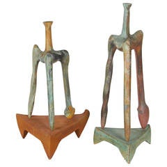 Richard Hirsch Ceramic Vessel and Stand, Tripod Vessels Collection, 1987-1994 9