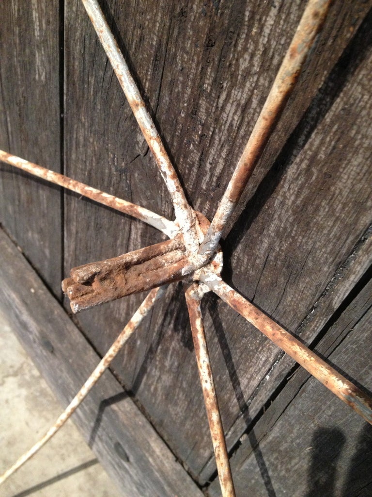 Pair of French Rose Umbrella Trellises 1