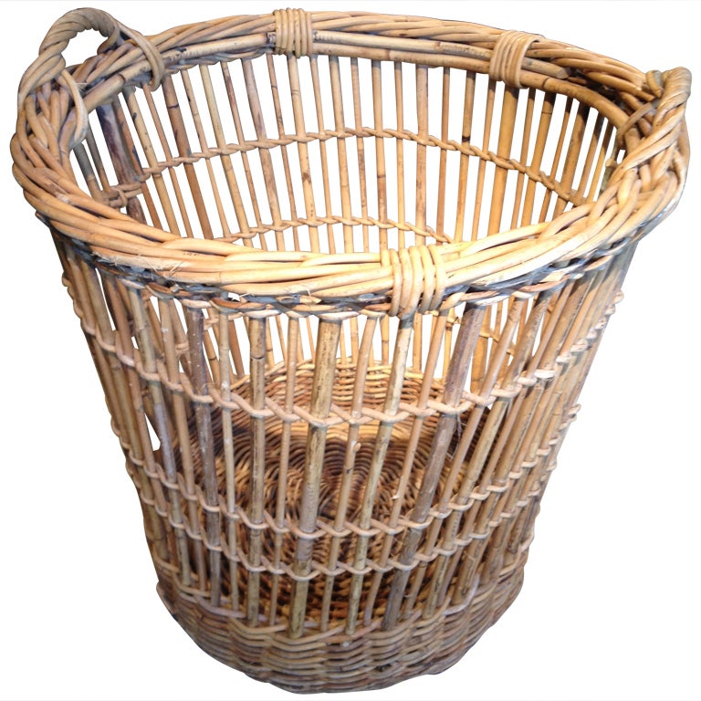 Large French Baguette Basket at 1stDibs