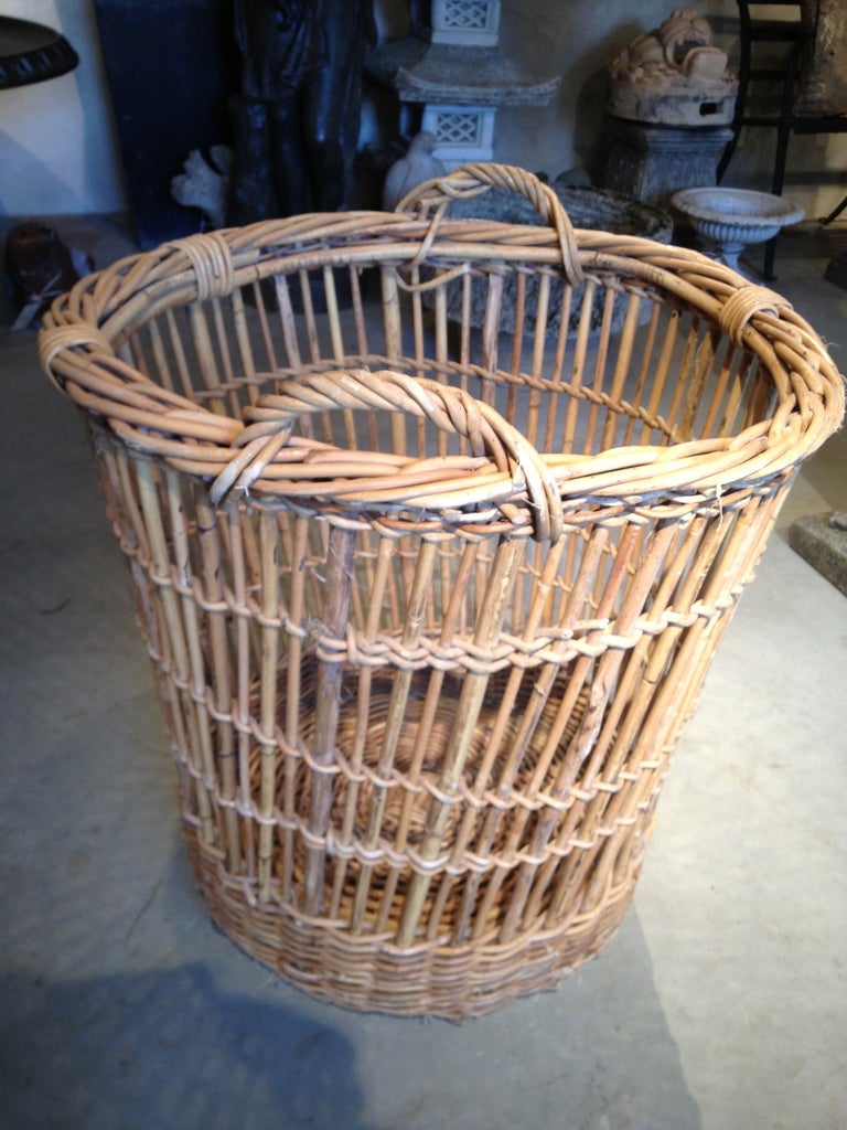 Pine Large French Baguette Basket