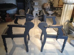 Used Pair of 19th Century Scottish Barber's Chairs by Lorimer & Moyes