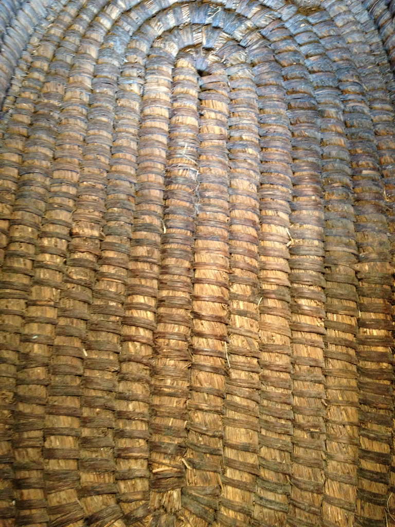 19th Century Woven Straw Crèche