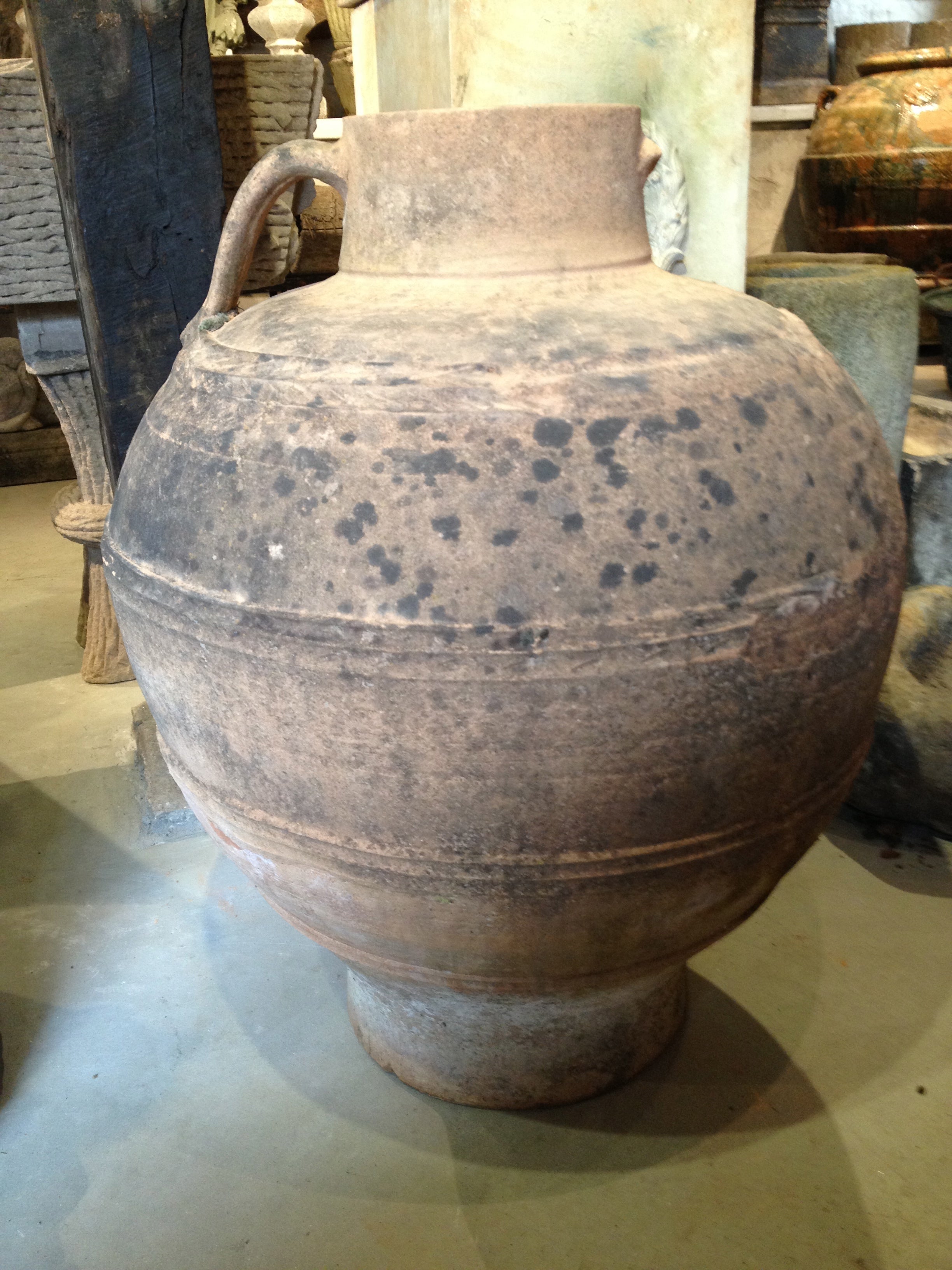 Large Spanish Terracotta Amphora