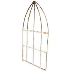 Used Pair of Arched Iron Trellises