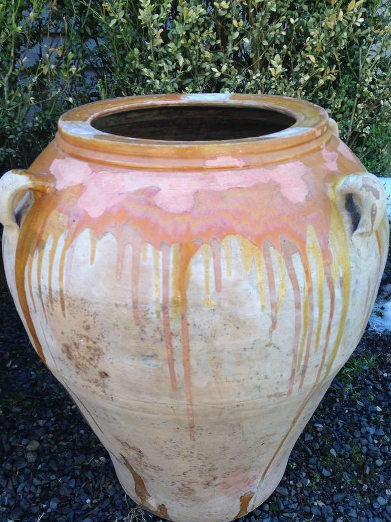 Three Demiglazed Basque Terracotta Amphora In Excellent Condition In Woodbury, CT