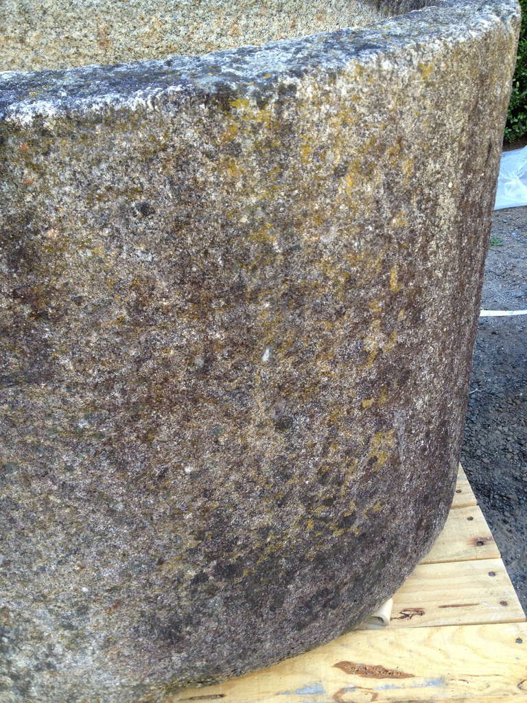 18th C Round French Granite Trough/Fountain 3