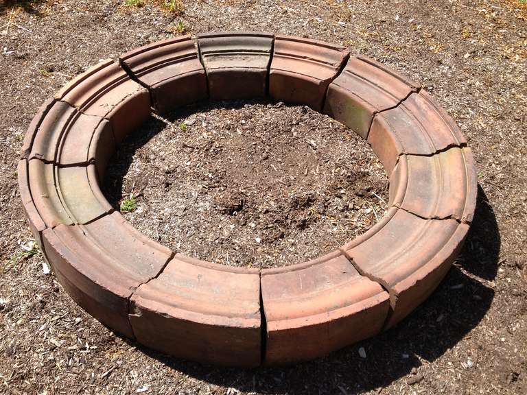 Pair of English Terracotta Window Surrounds: Instant Herb Garden 2