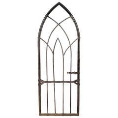 Used English Arched Gothic Steel Gate