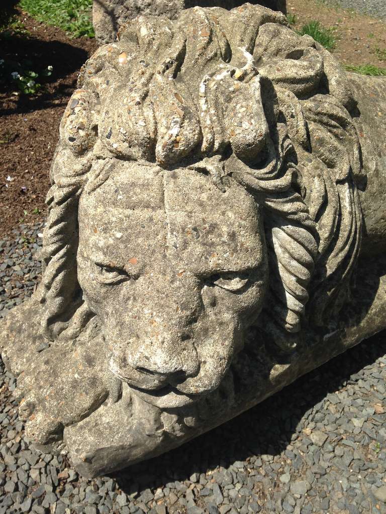 large stone lions for sale