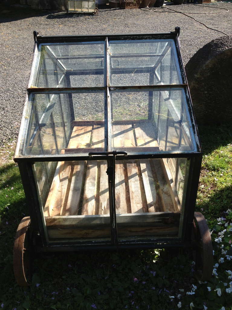 mobile greenhouse on wheels