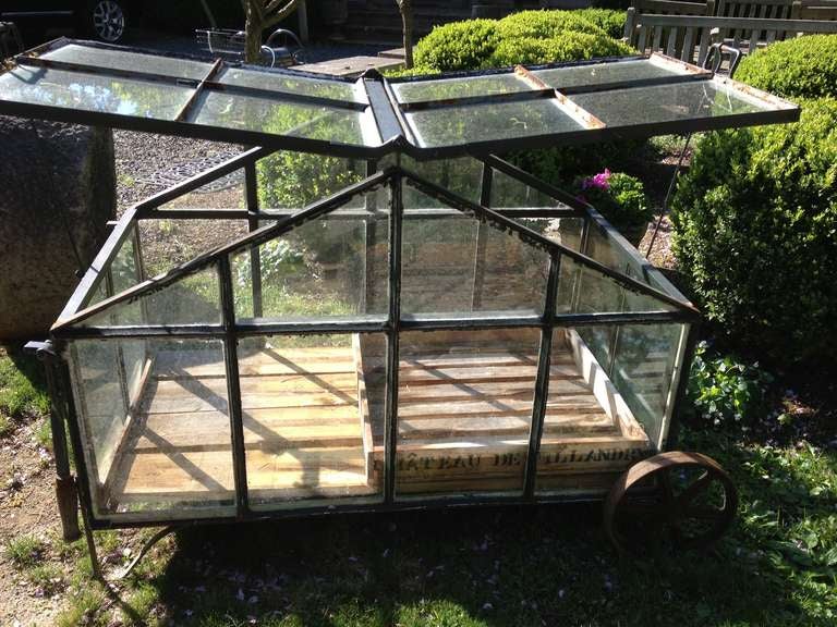 Edwardian Large Portable Greenhouse Cart