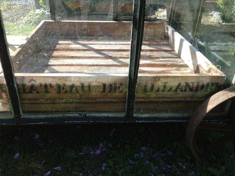 British Large Portable Greenhouse Cart