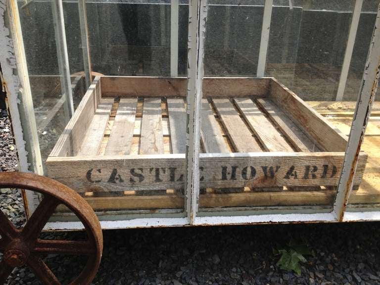Edwardian-Style Portable Greenhouse Cart 1