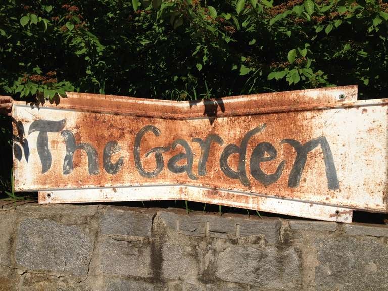 American Whimsical Garden Sign