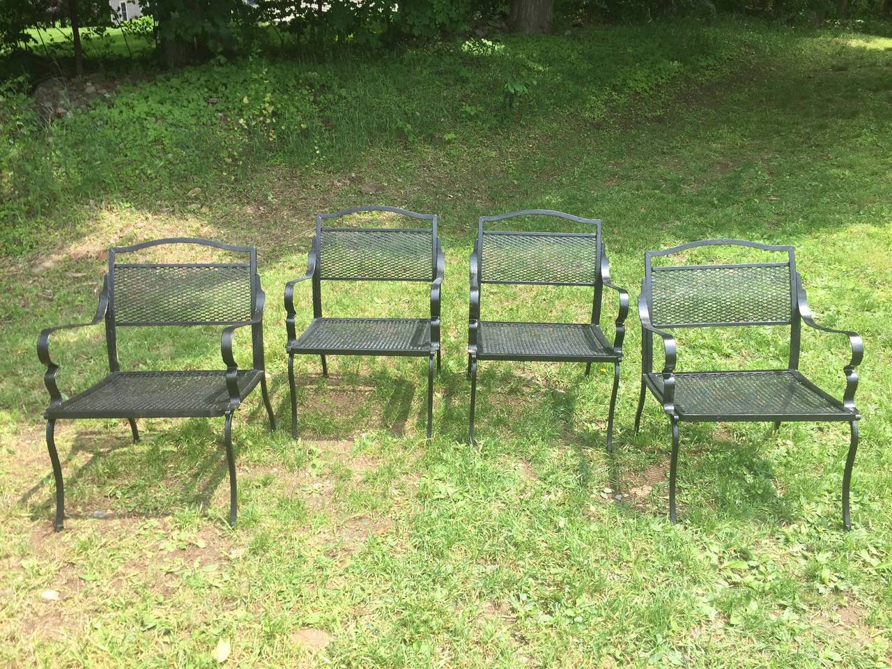 Mid-Century Modern Four Paul Follet Style Chairs