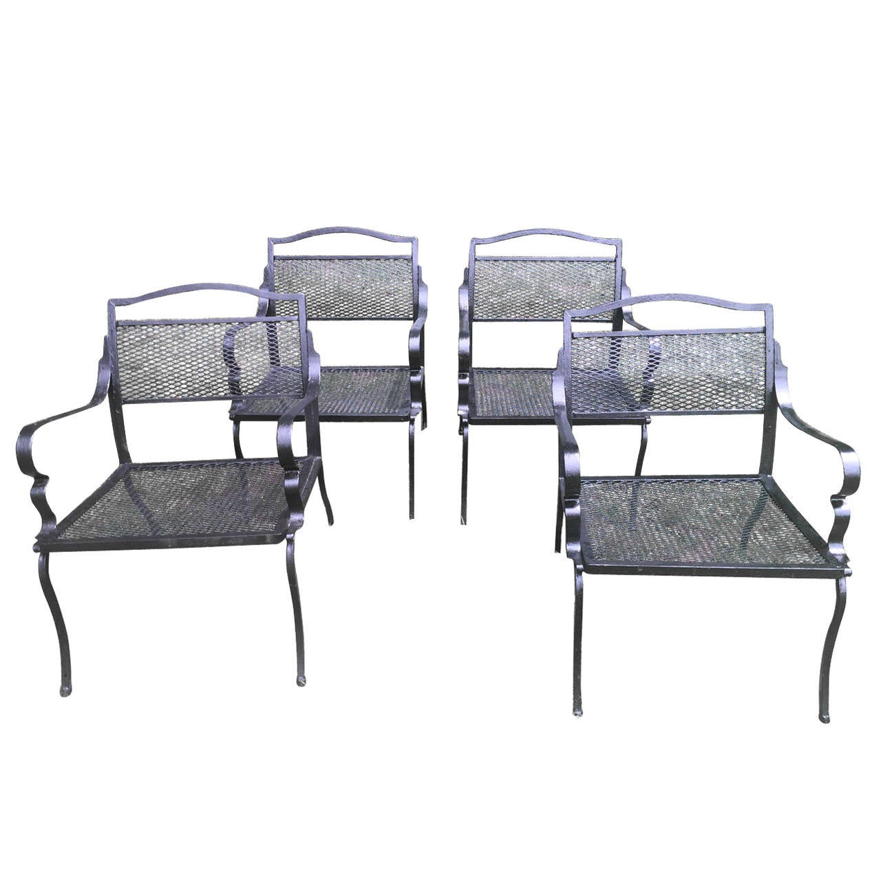 Four Paul Follet Style Chairs