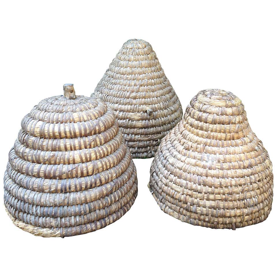 Three Antique Bee Skeps at 1stDibs antique bee skeps for sale, bee