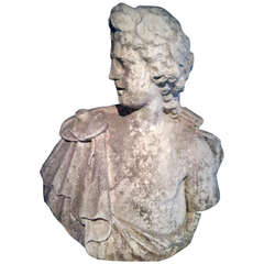 Stunning 18th Century Lifesize Marble Bust of Apollo 9
