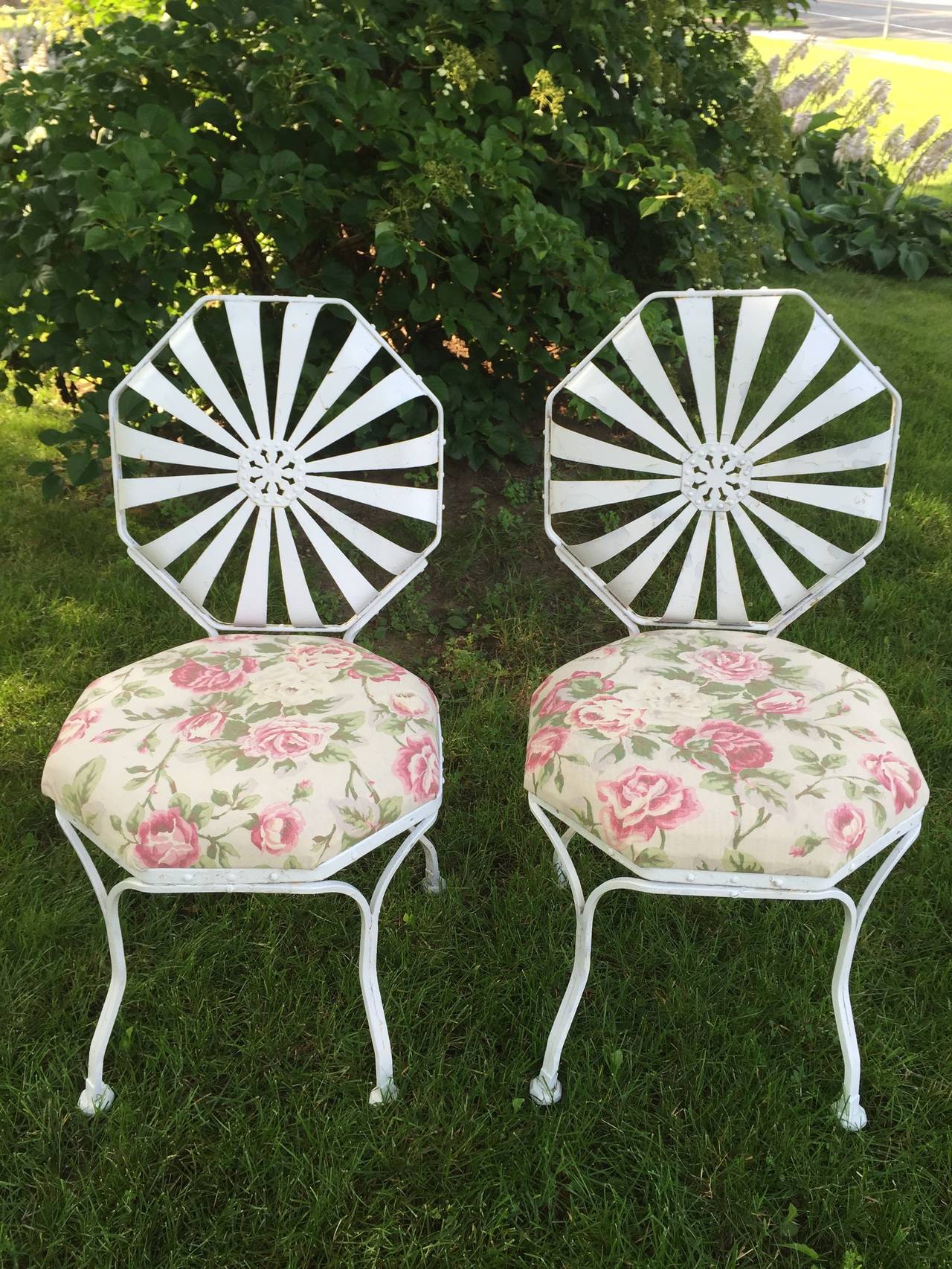 20th Century Harlequin Five-Piece Garden Dining Set