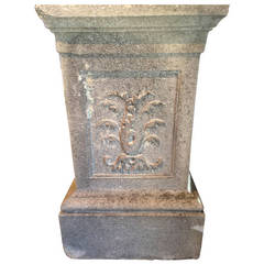 Large Impressive Cast Stone Pedestal
