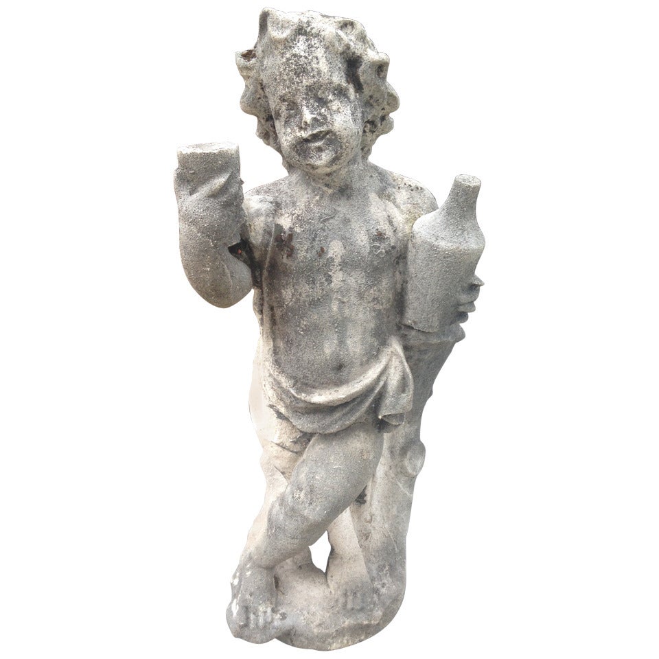 18th Century Pierre De Seine Statue of Youthful Dionysus