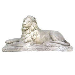 Regal Estate-Sized Cast Stone Lion