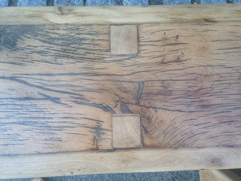 Pair of French Country Benches in Sycamore 4