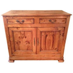 Stunning Period Louis Philippe Burled Ash Buffet 11