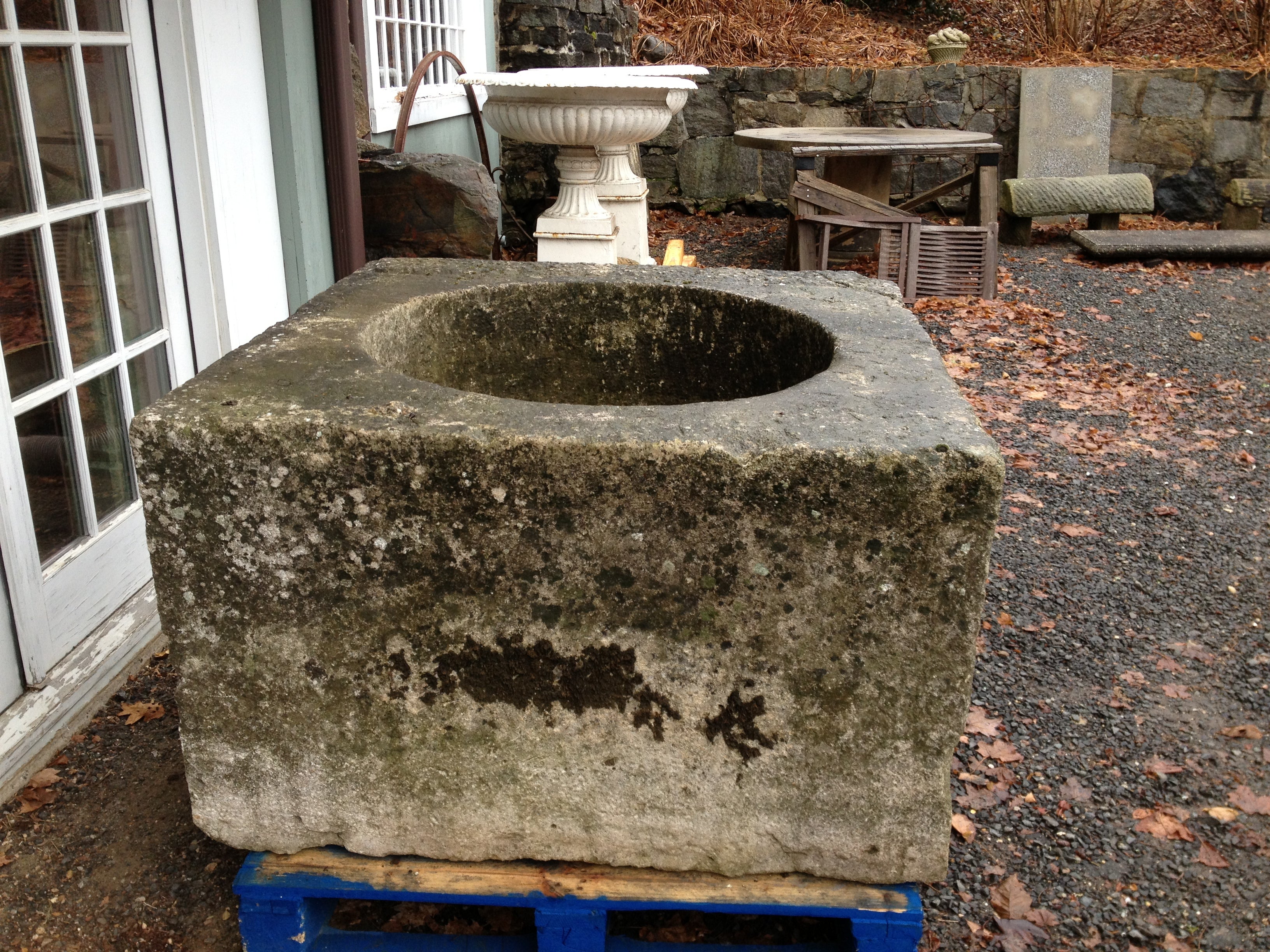 18th C English Stone Wellhead with Provenance