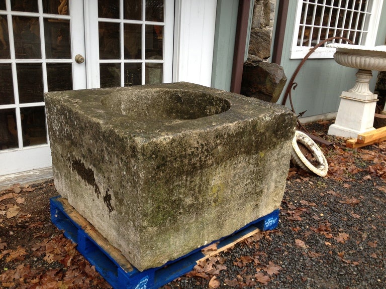 Absolutely superb in all respects, this very large and impressive wellhead was hand-carved from a single block of stone and dates to circa 1800. Sourced from a very famous estate in Henley-on-Thames (we can't say any more publicly, but you can