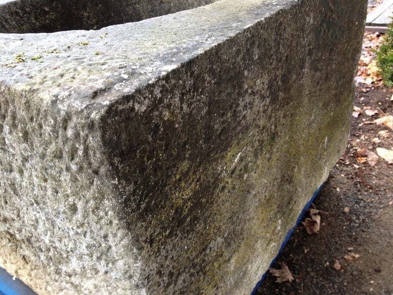 Hand-Carved 18th C English Stone Wellhead with Provenance
